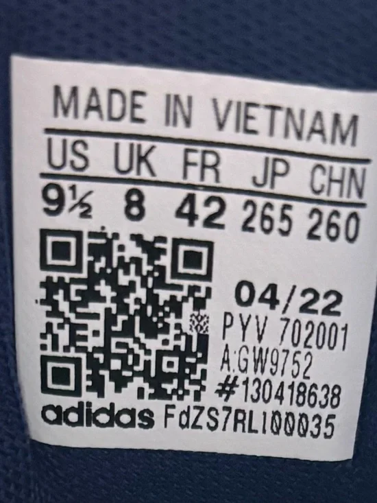 Adidas Women’s White Sneakers with Pink, Green, Orange & Navy Accents - Picture 6 of 6